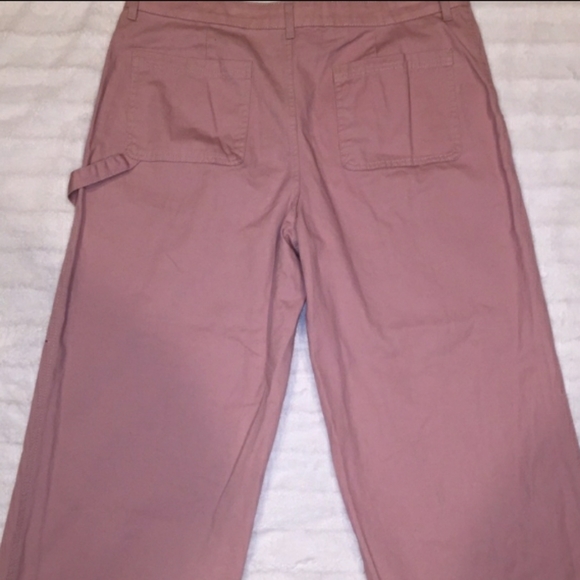 High Rise Wide Leg Carpenter Pants - Picture 3 of 3